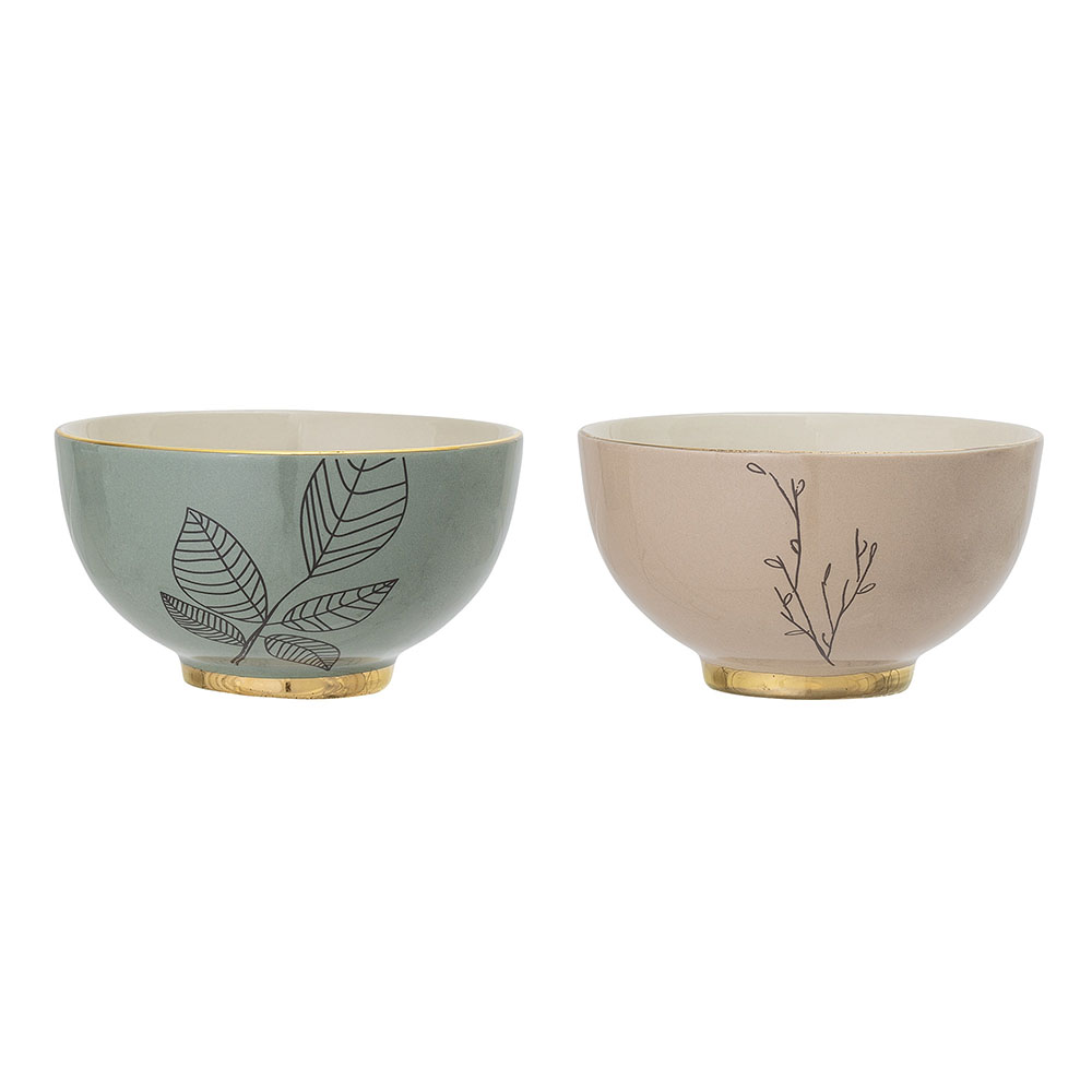 Zestaw dwóch misek Juhana z kamionki średnica 13,5 cm - zdjęcie 1