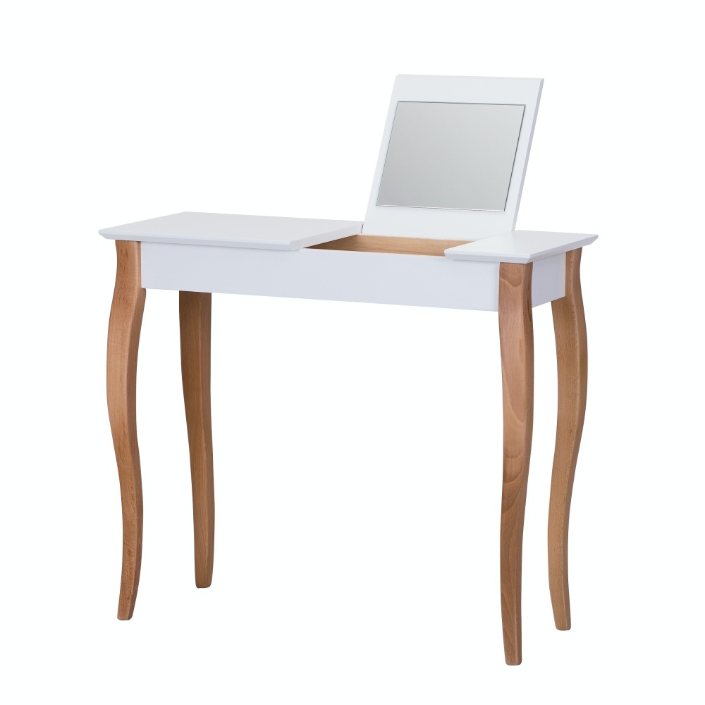 Konsola Lillo 85x35 cm z lusterkiem Biały - zdjęcie 1