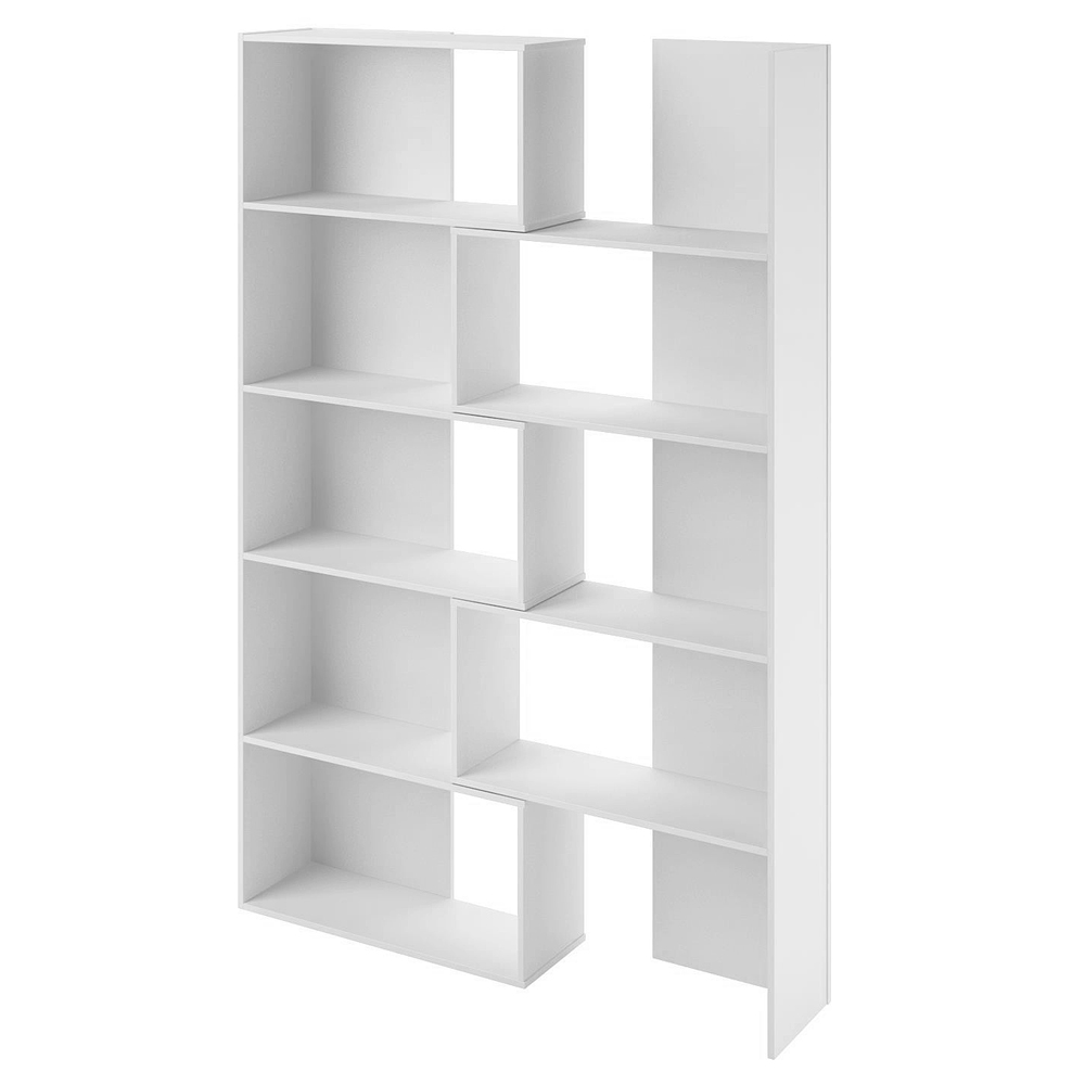 Regał narożny Rikhey biały - zdjęcie 1