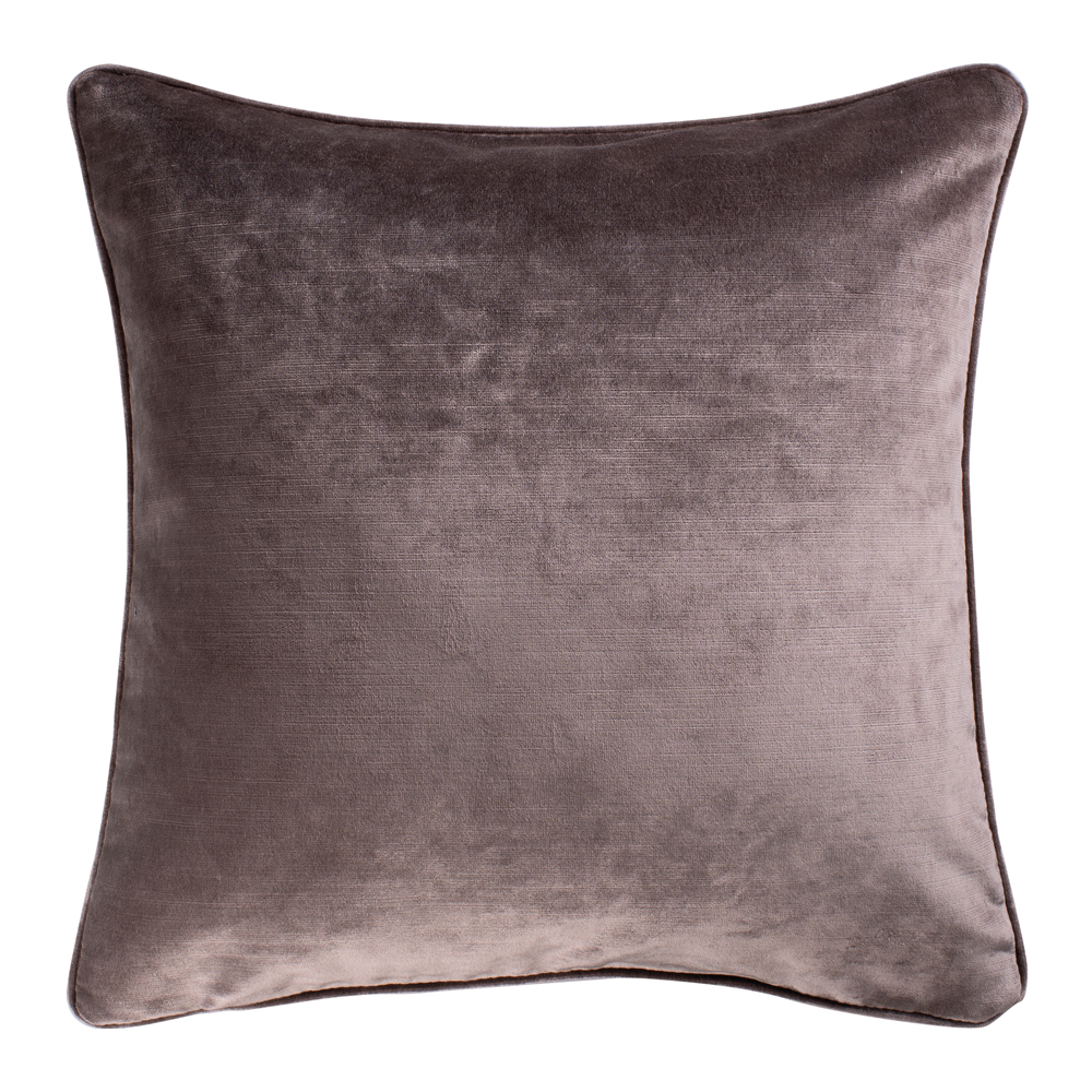 Poduszka dekoracyjna Parumleo 45x45 cm szarobrązowa - zdjęcie 1