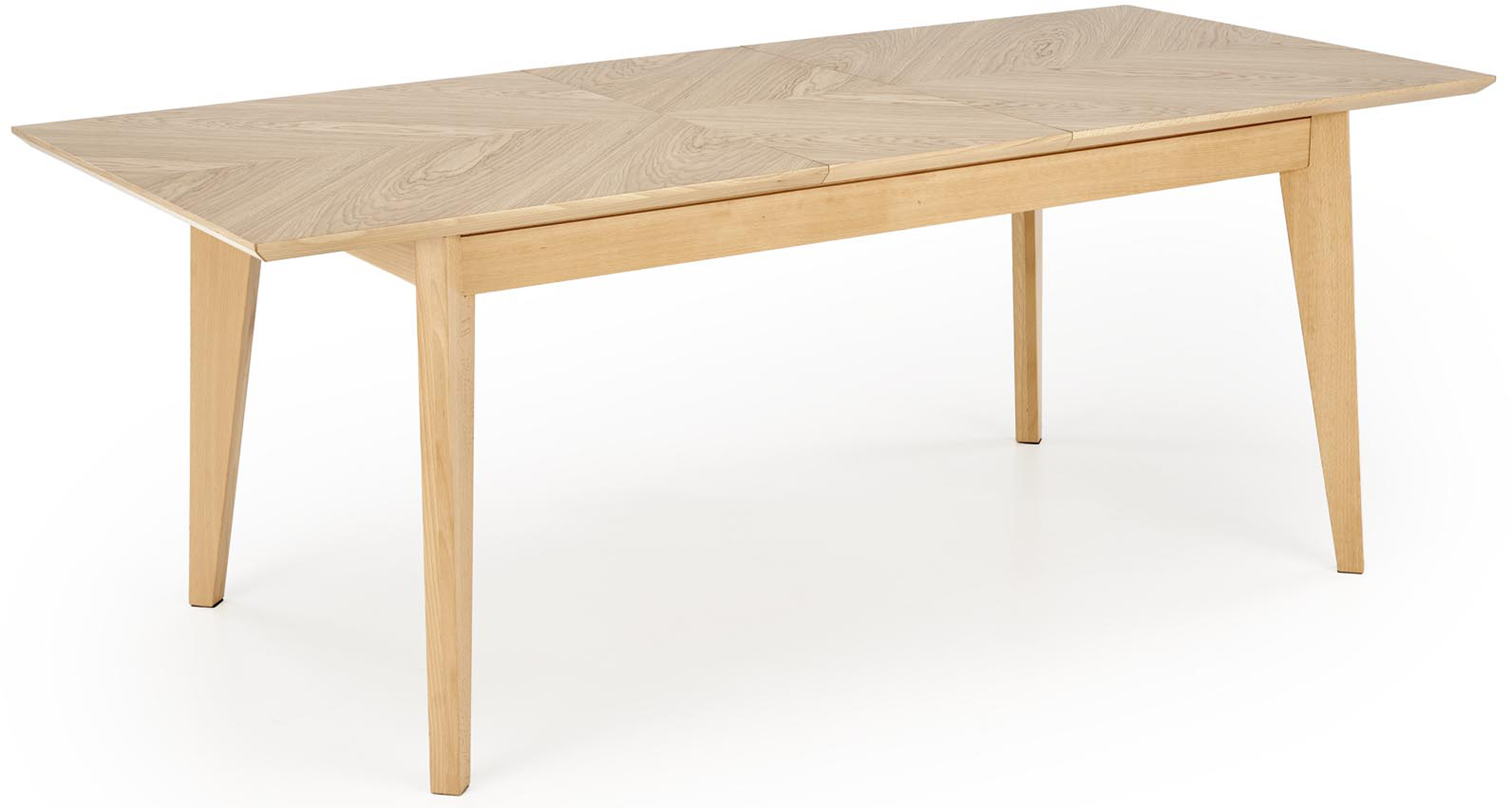 Stól rozkładany Edmondo 160-240 cm drewno bukowe - zdjęcie 1