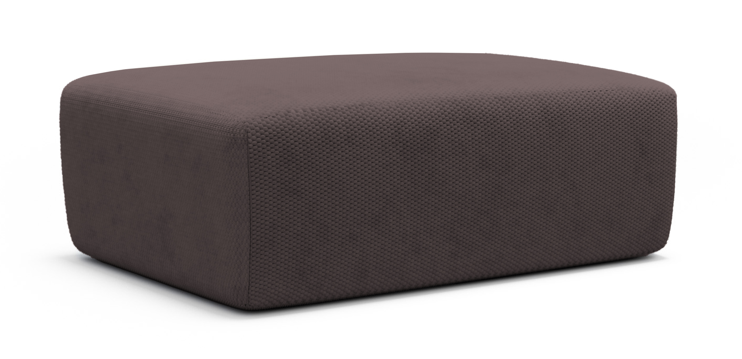 Pufa Terrafino 120x80 cm brązowa w tkaninie hydrofobowej - zdjęcie 1