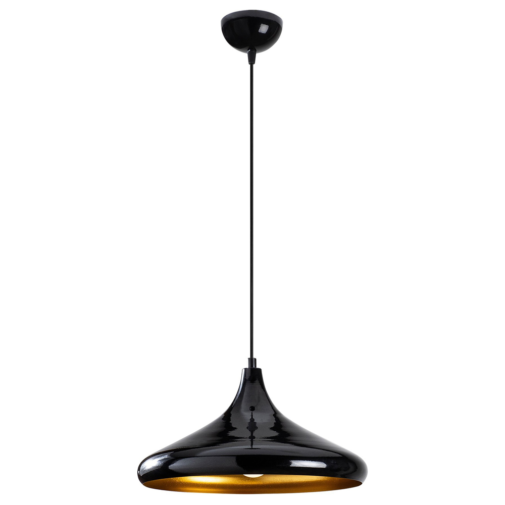 Lampa wisząca Theyro średnica 35 cm czarna - zdjęcie 1