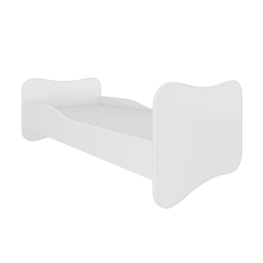 Łóżko dziecięce Ivier 160x80 cm białe - zdjęcie 1