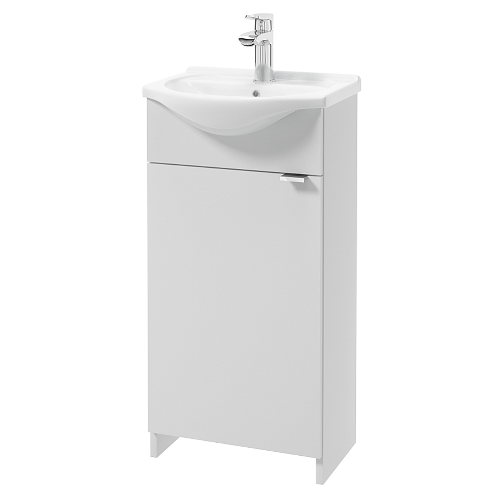 Szafka pod umywalkę Ghieda stojąca biała z umywalką - zdjęcie 1