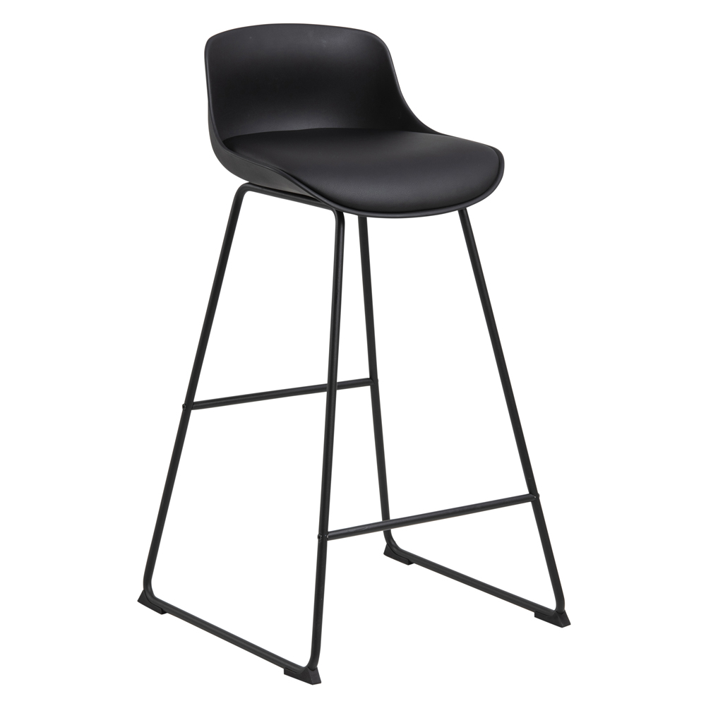 Hoker Schino czarny ekoskóra - zdjęcie 1