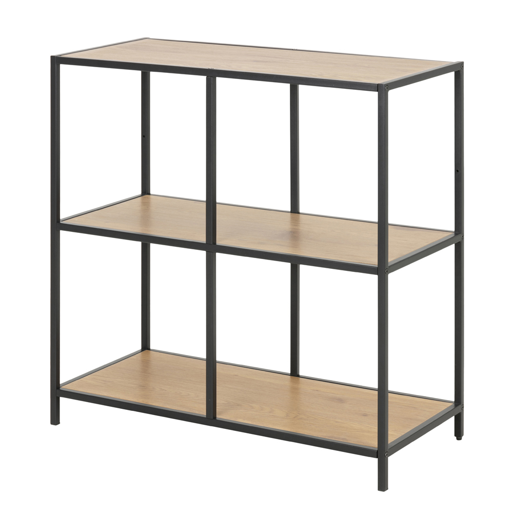 Regał Krapina 78 cm dąb ze wspornikiem - zdjęcie 1