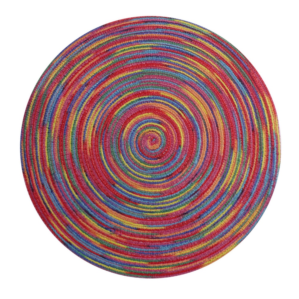 Podkładka pod talerz Karrins okrągła średnica 38 cm wielobarwna - zdjęcie 1