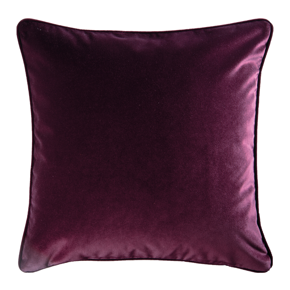 Poduszka dekoracyjna Elatus w tkaninie PET FRIENDLY 45x45 cm oberżyna - zdjęcie 1