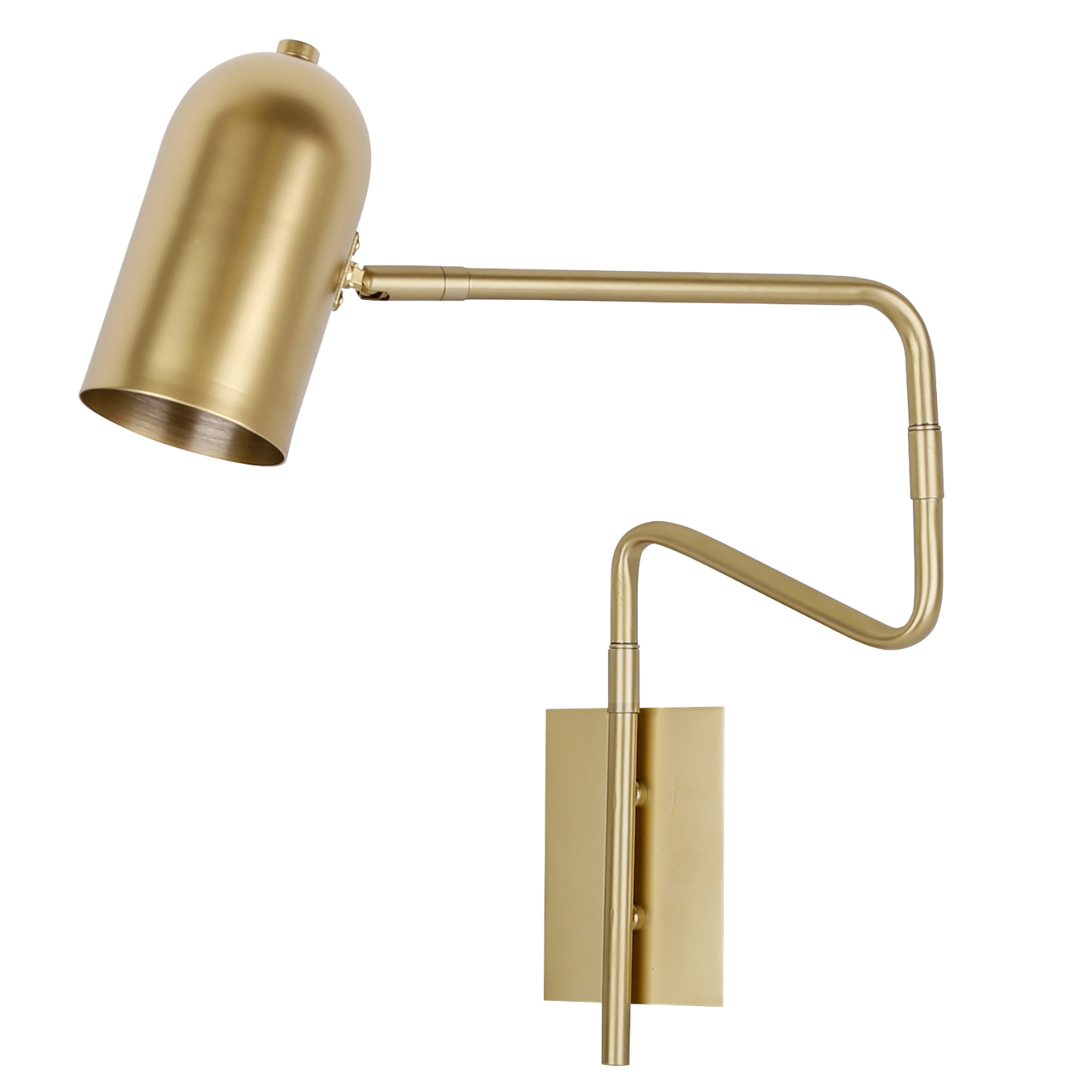 Lampa ścienna Korpela złota - zdjęcie 1