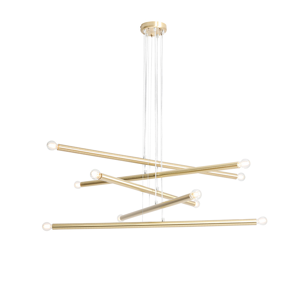 Lampa wisząca Assilves x10 złota - zdjęcie 1