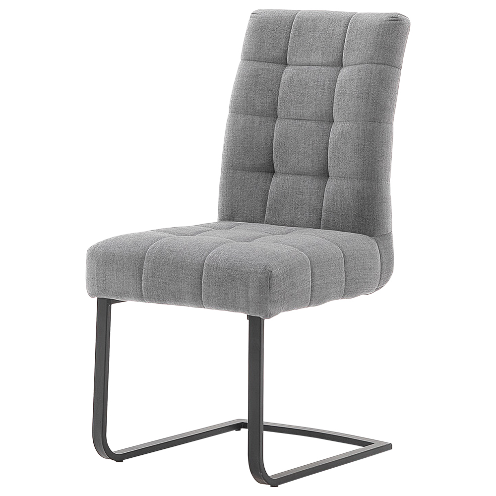 Krzesło tapicerowane Erisario szare