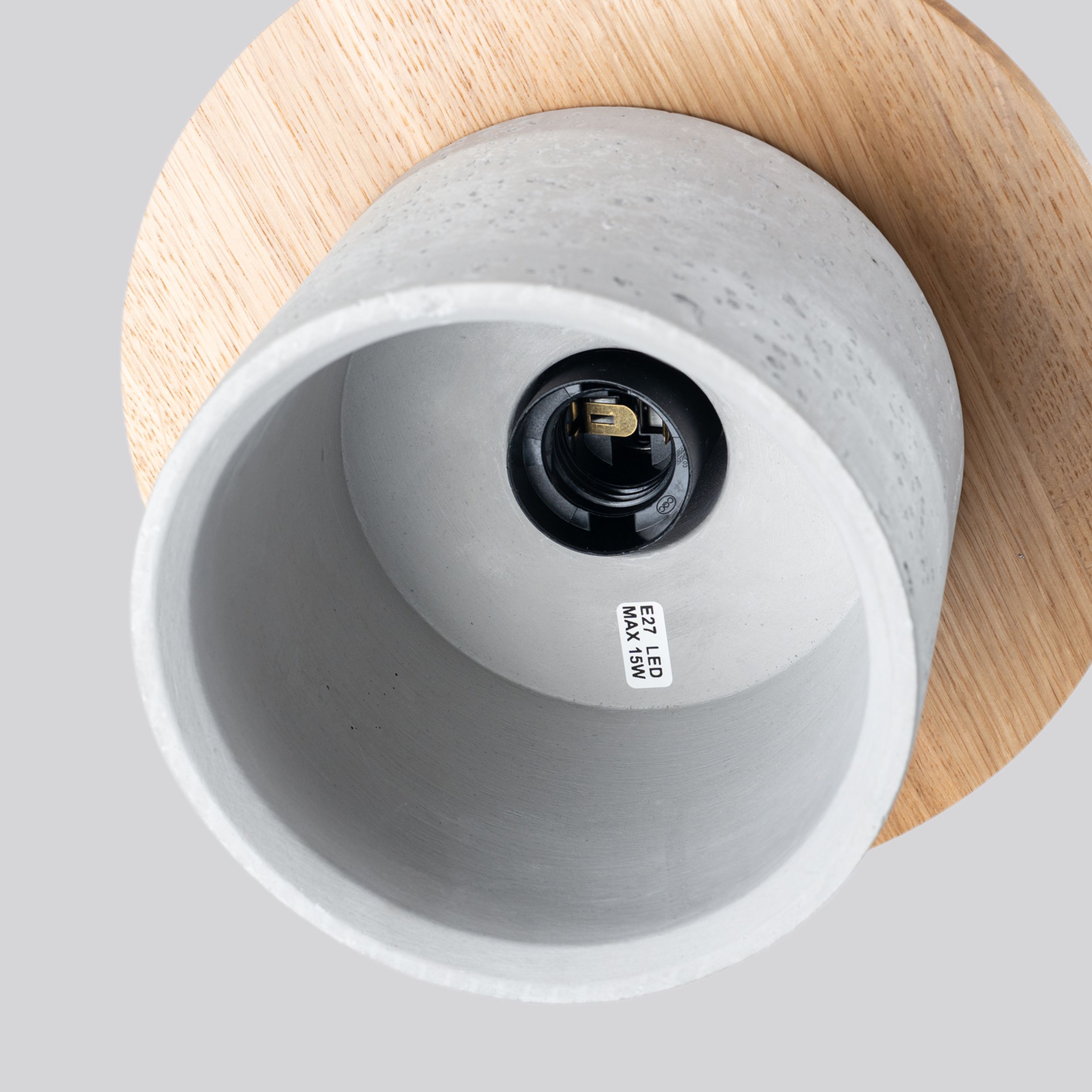 Lampa wisząca Mab beton