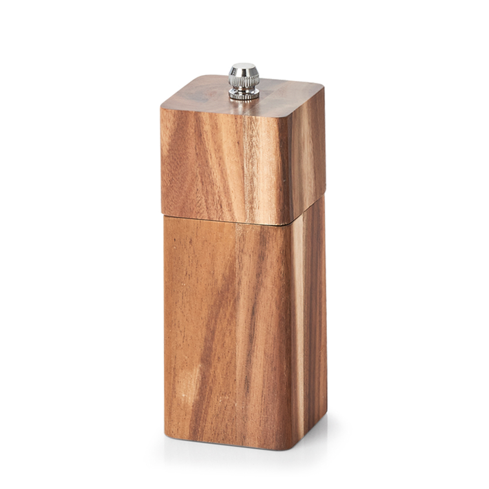 Młynek do przypraw Wondle z drewna akacjowego - zdjęcie 1