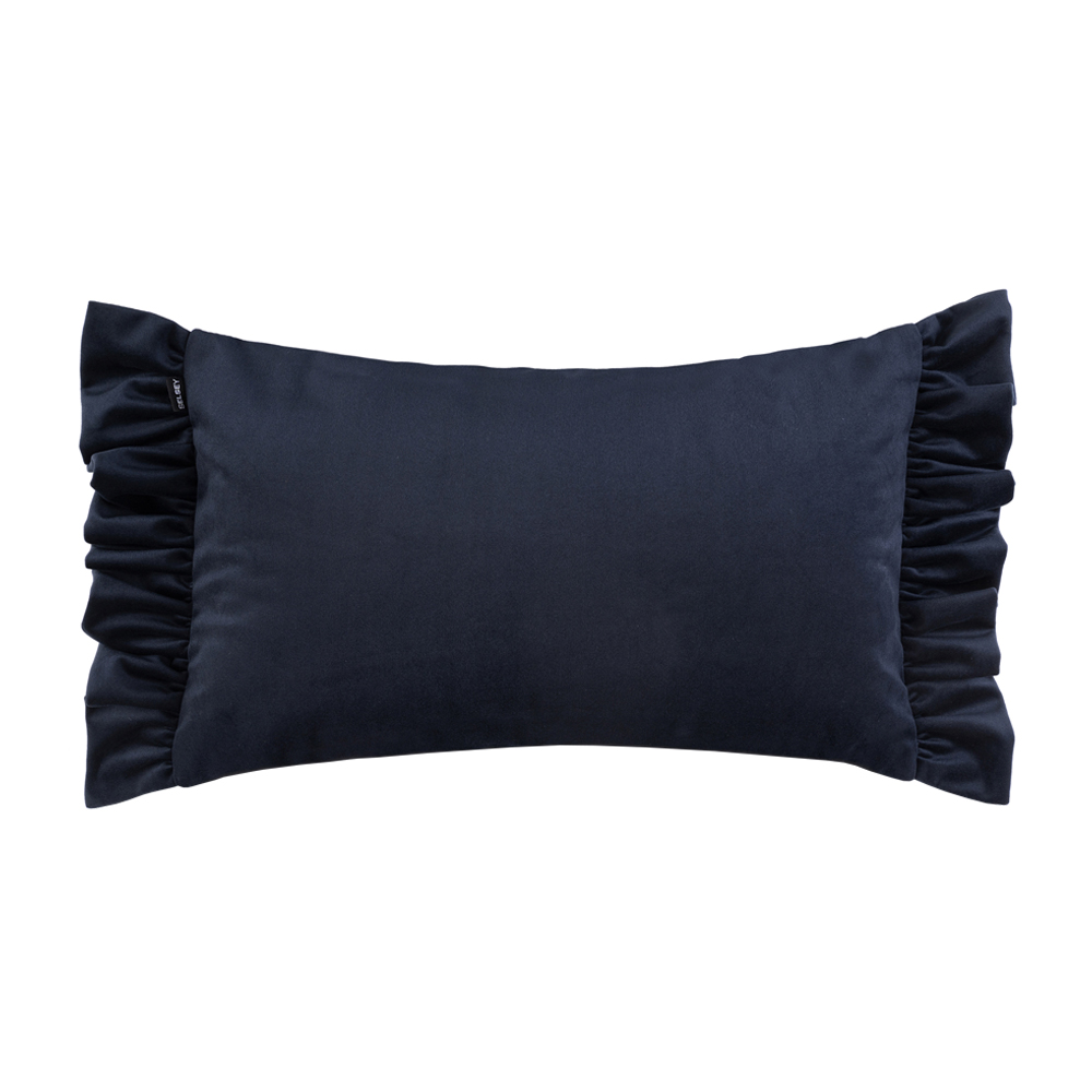 Poduszka dekoracyjna Satriano z poszewką granatowa 30x50 cm - zdjęcie 1