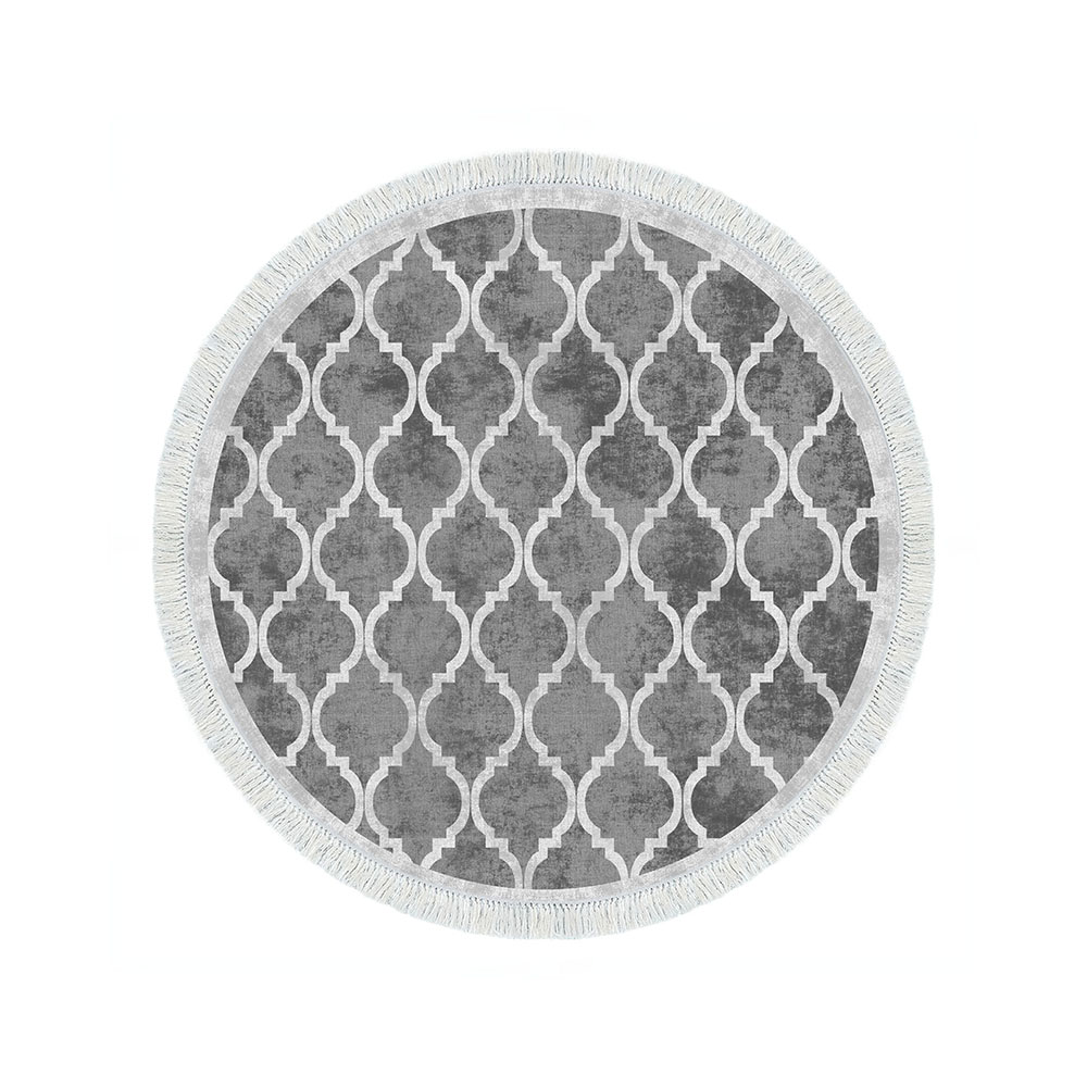 Dywan okrągły Brevered szary - zdjęcie 1