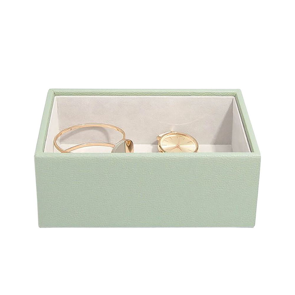 Szkatułka na biżuterię Pebble Mini Watch & Accessory Layer zieleń szałwi - zdjęcie 1