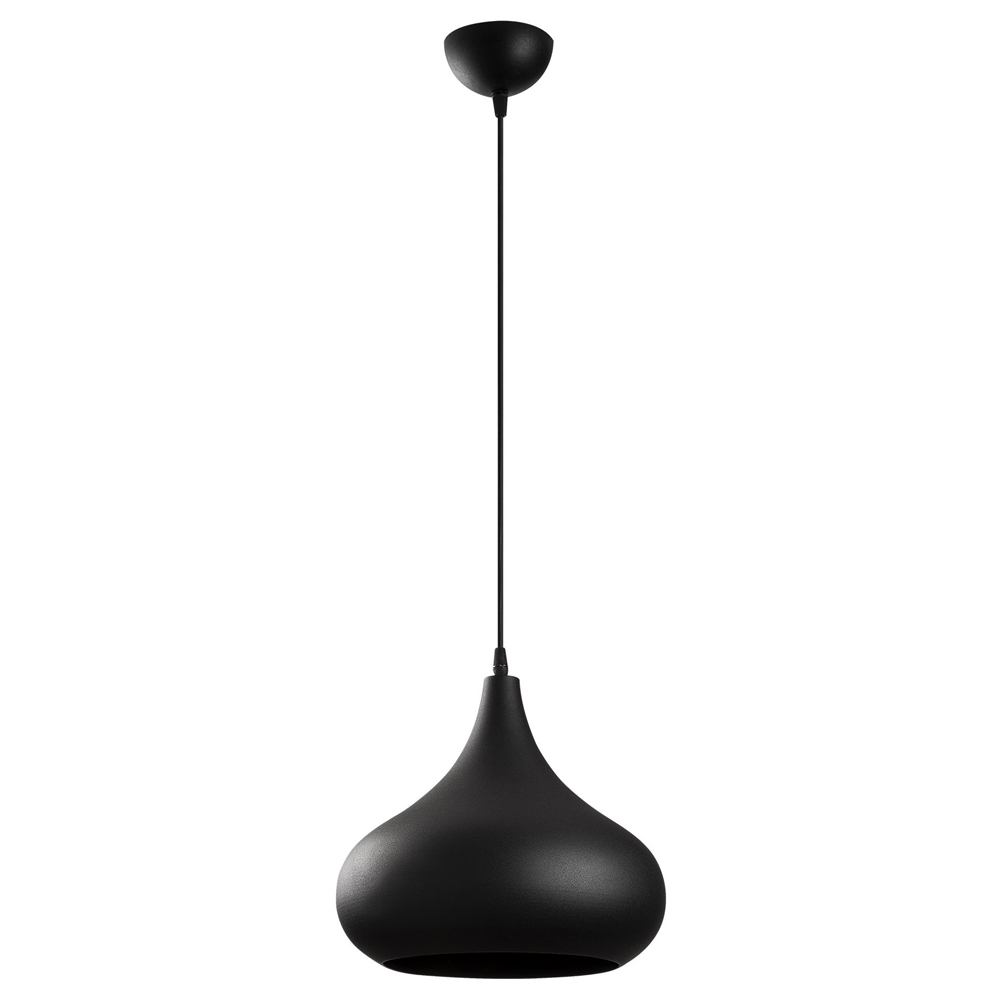 Lampa sufitowa Ardulace grzybek średnica 30 cm czarna - zdjęcie 1