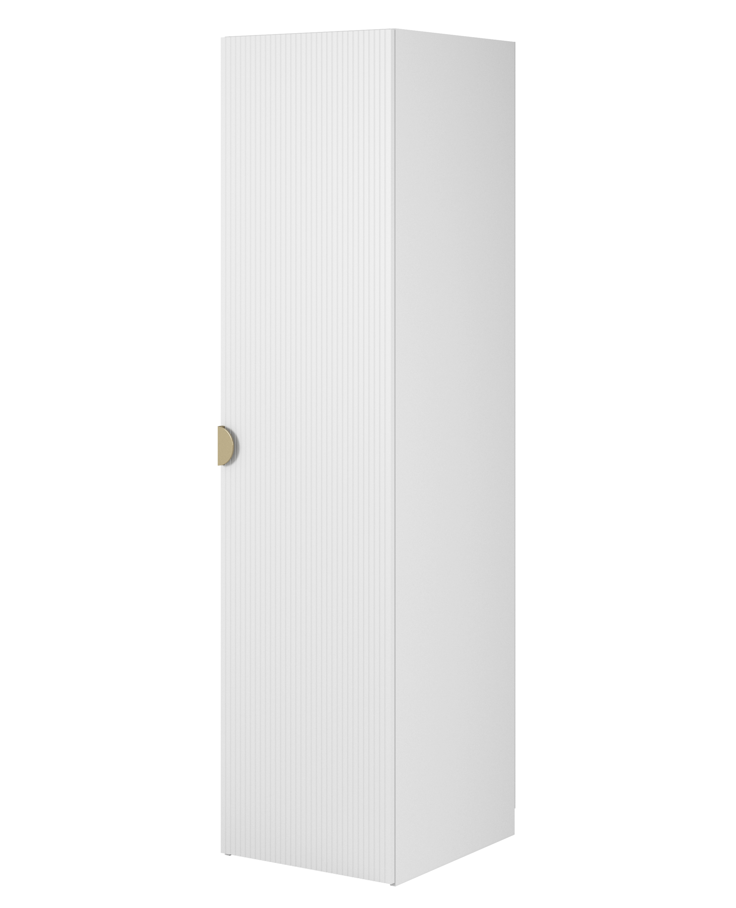 Szafa jednodrzwiowa Moonir 50 cm Biała - zdjęcie 1