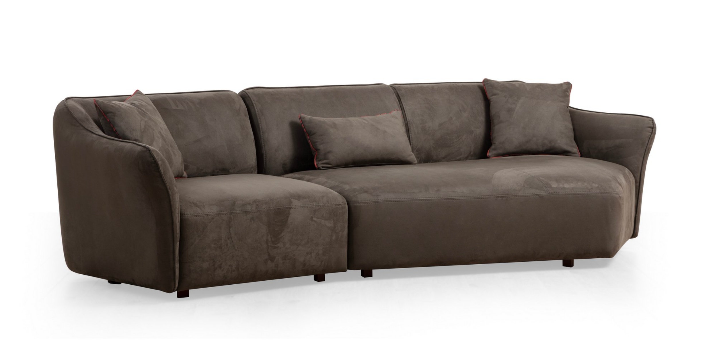 Sofa modułowa Reevad 288 cm brązowy velvet - zdjęcie 1