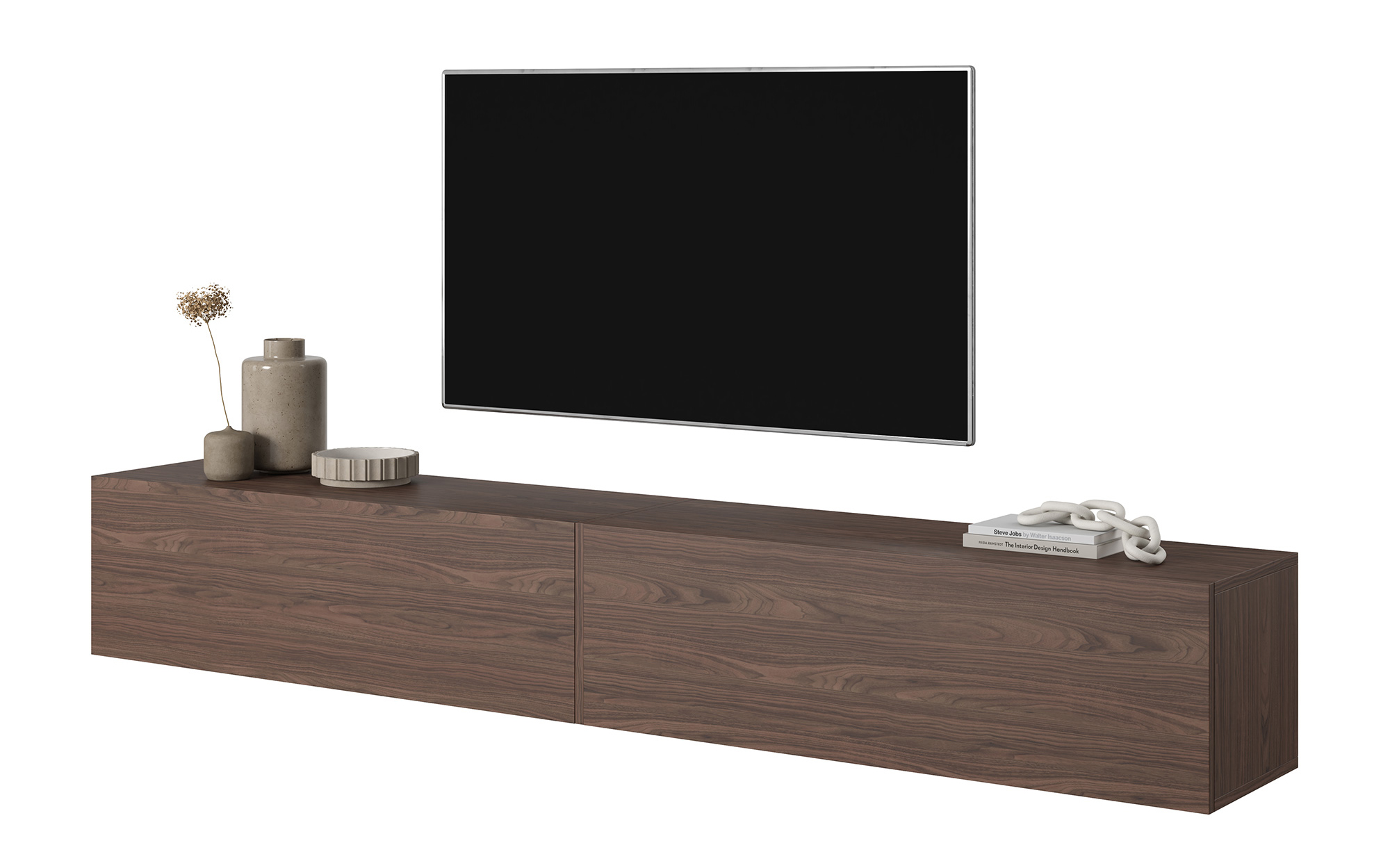 Szafka RTV Bisira 200 cm Orzech - zdjęcie 1