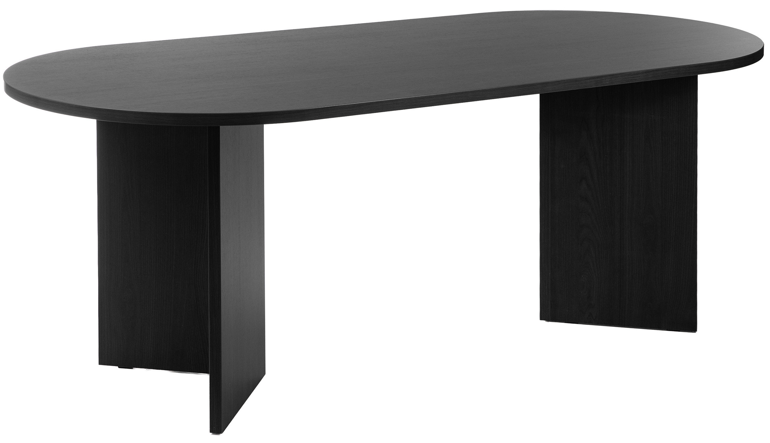 Table Ovo 204 cm Frêne Portland Noir