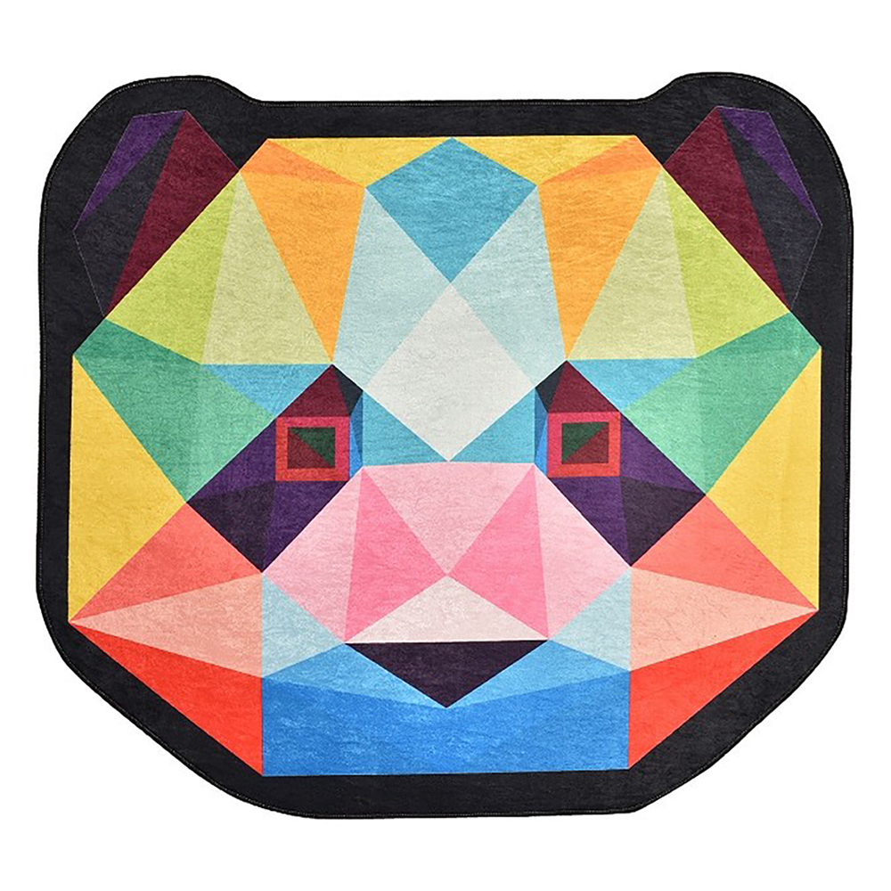 Dywan do pokoju dziecięcego Dinkley w kształcie pandy kolorowy 200 cm - zdjęcie 1