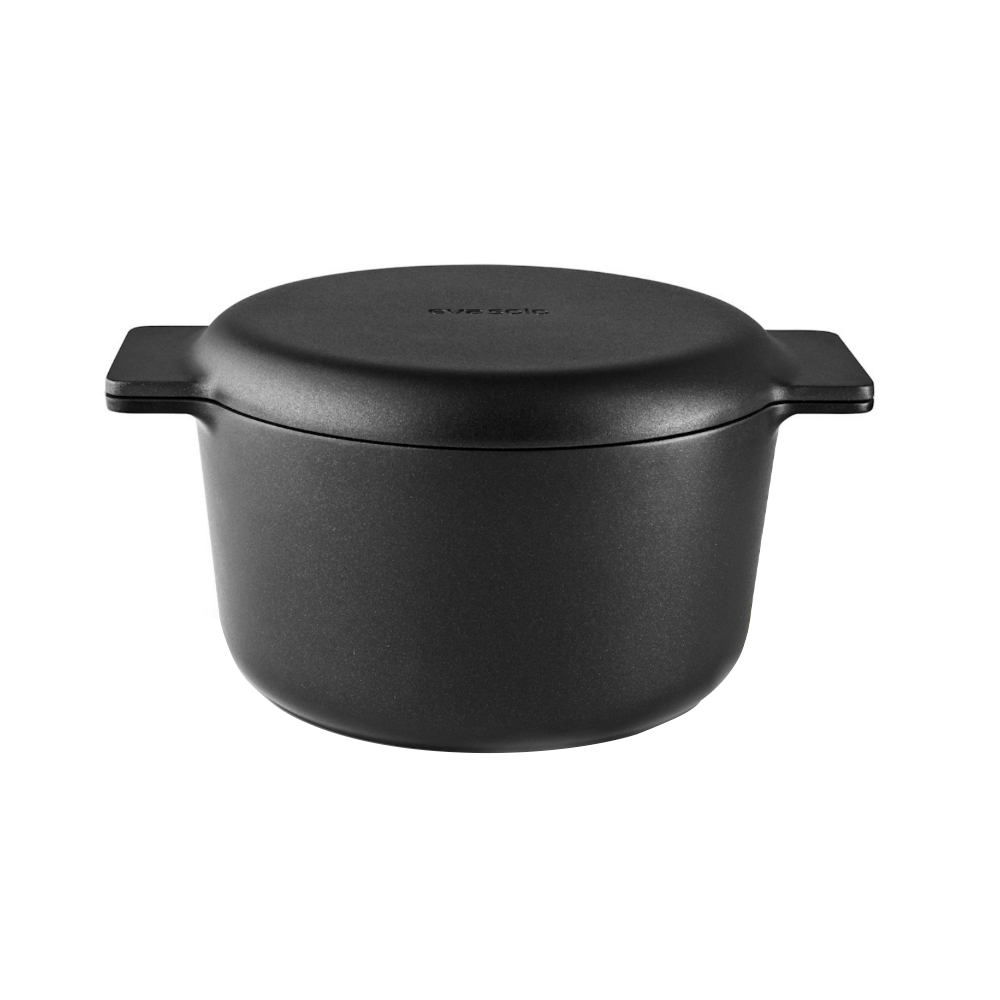 Garnek Nordic Kitchen z nieprzywierającą powłoką czarny - zdjęcie 1