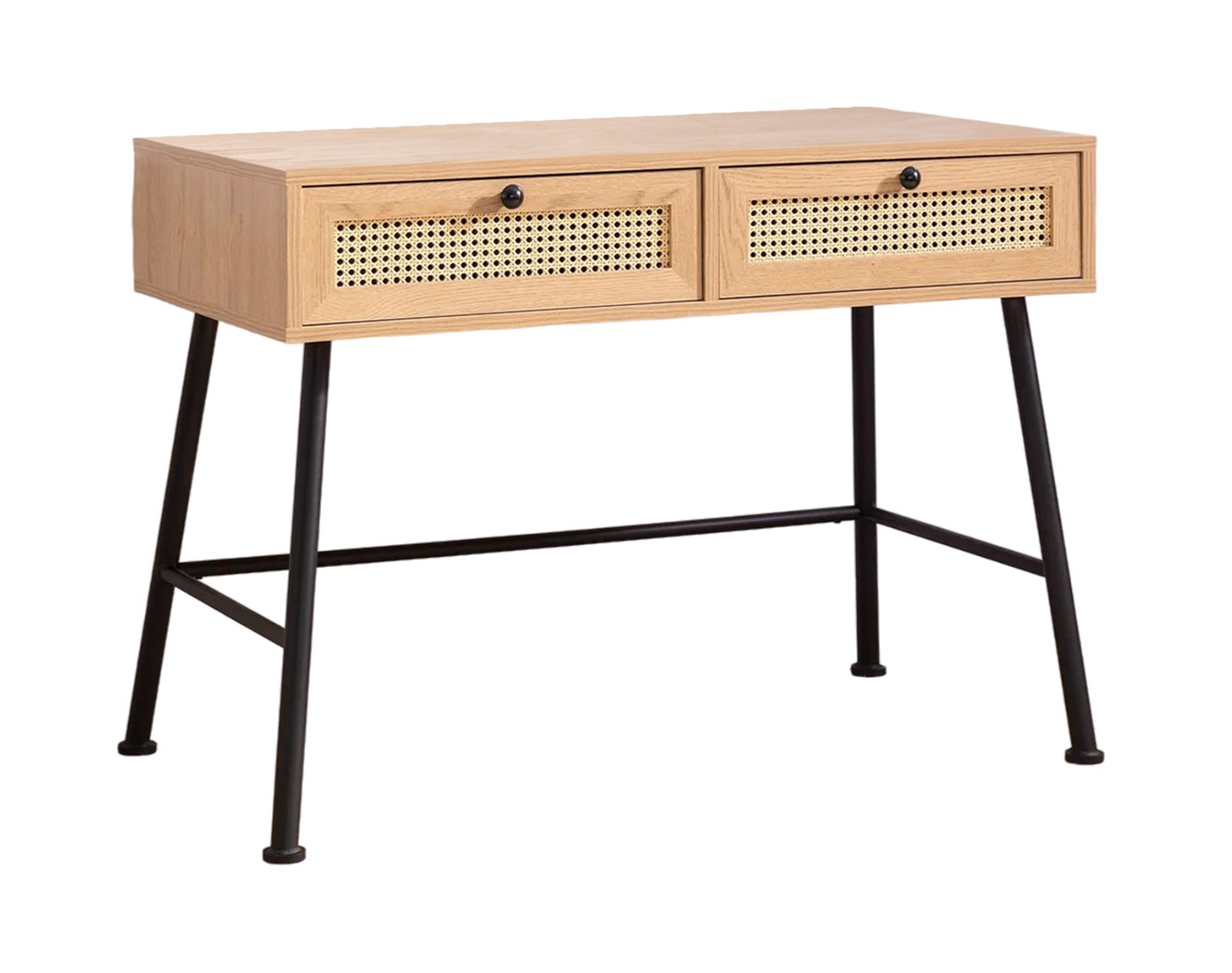 Toaletka Crattale z rattanowym frontem - zdjęcie 1