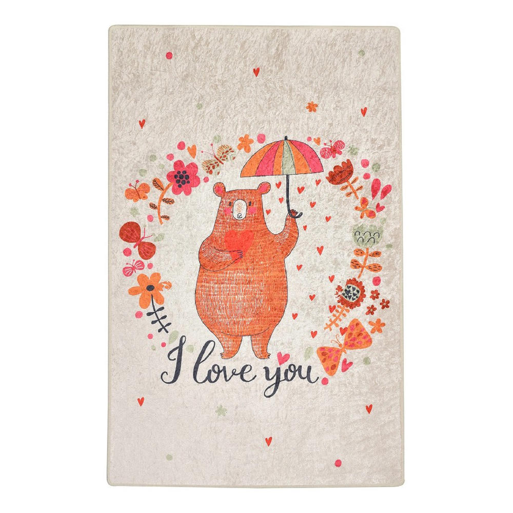 Dywan do pokoju dziecięcego Dinkley Duży Miś 140x190 cm - zdjęcie 1