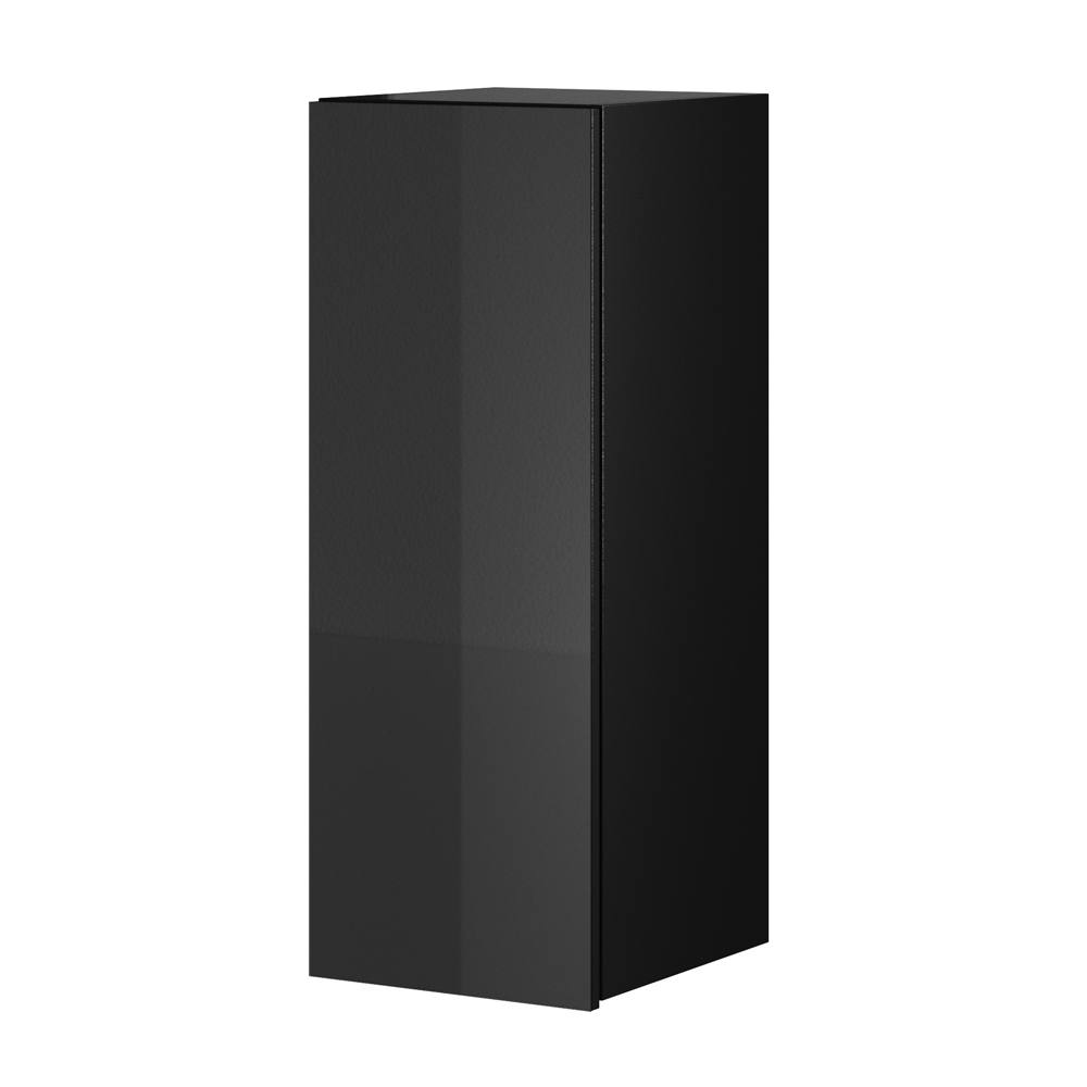 Witryna wisząca Monterry czarna - zdjęcie 1