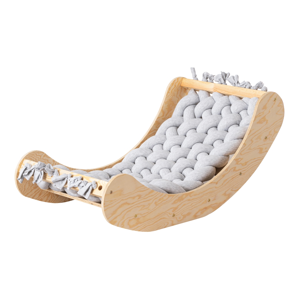 Kołyska dziecięca Balata jasnoszara - zdjęcie 1