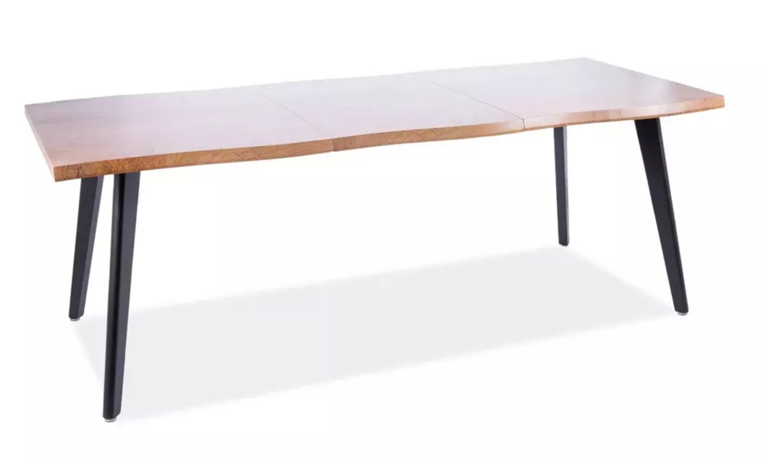 Stół rozkładany Fresco 150(210)x90 cm dąb artisan/ czarny mat - zdjęcie 1