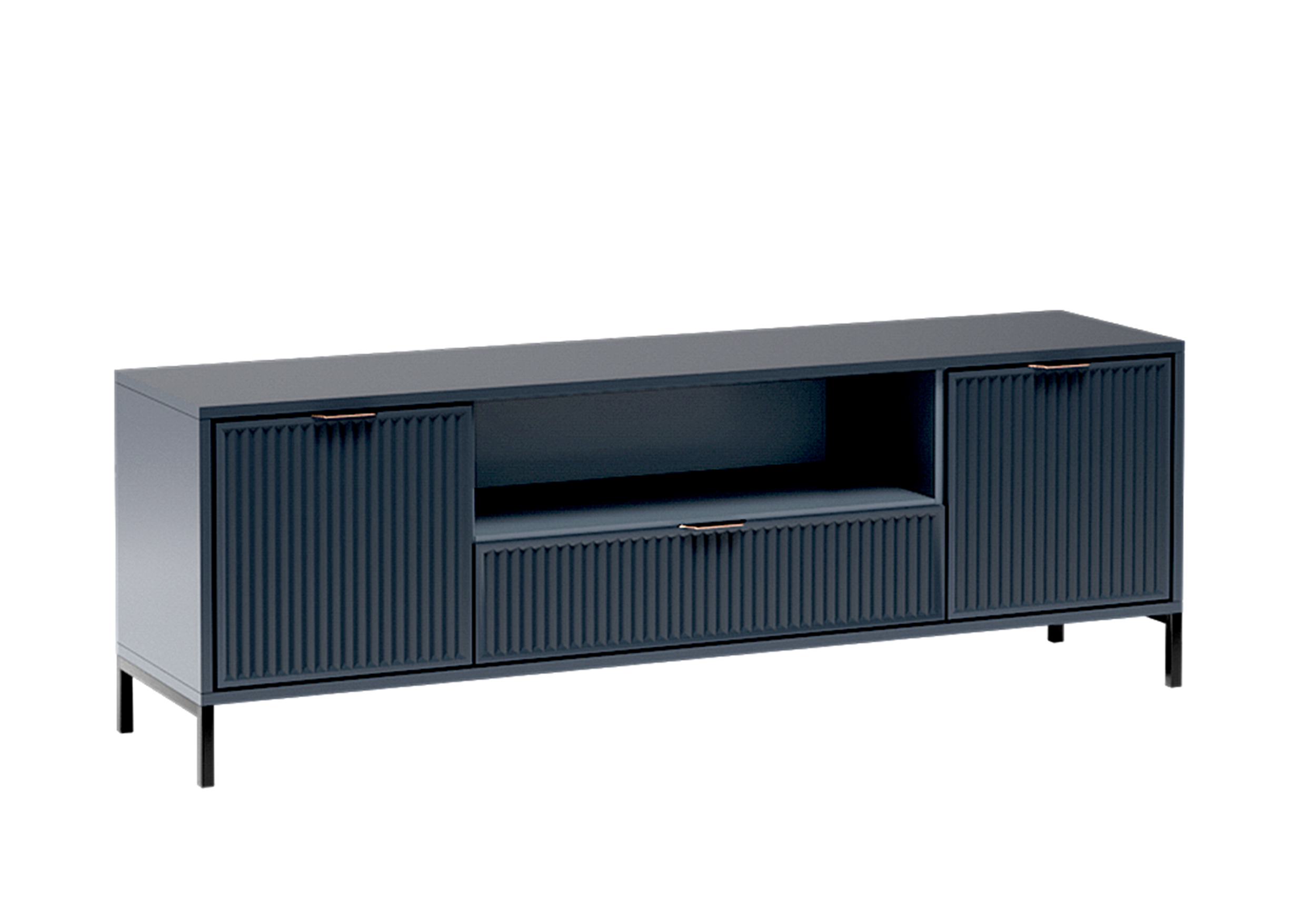 Szafka RTV Passimo 165cm ciemny granat - zdjęcie 1