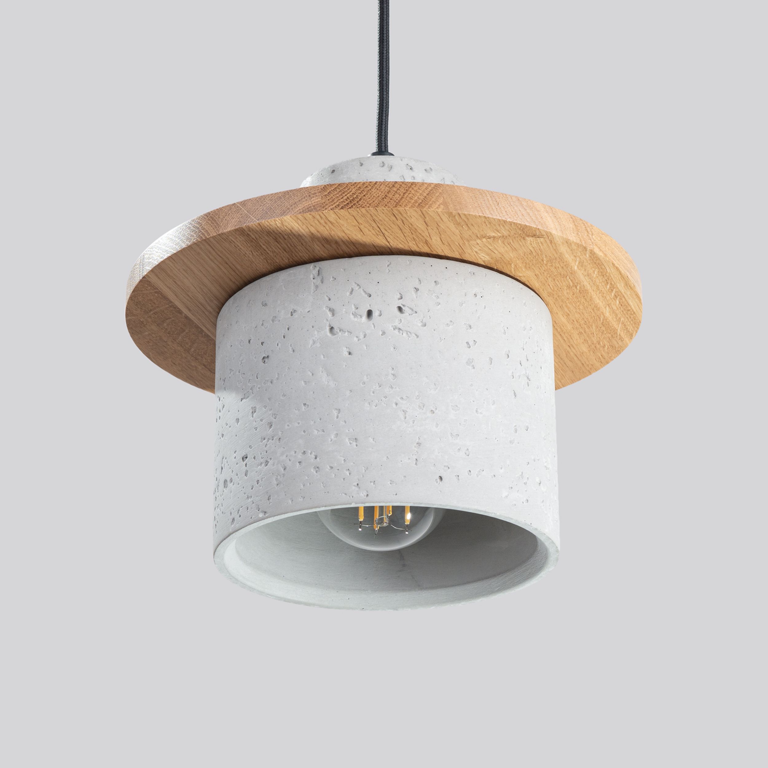 Lampa wisząca Mab beton