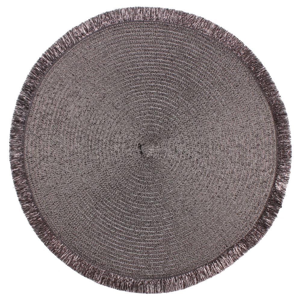 Podkładka pod talerz Ilja średnica 38 cm szara - zdjęcie 1