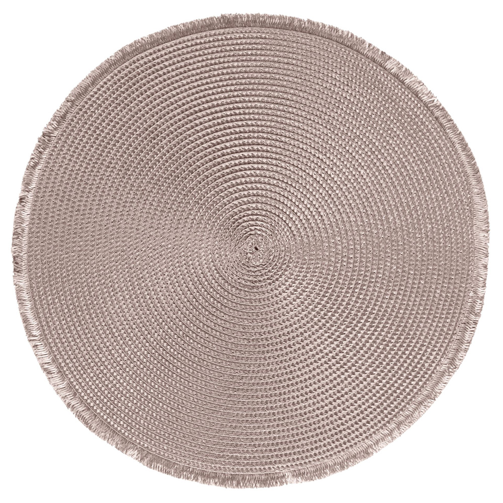 Podkładka pod talerz Hellgelb średnica 38 cm beżowa - zdjęcie 1