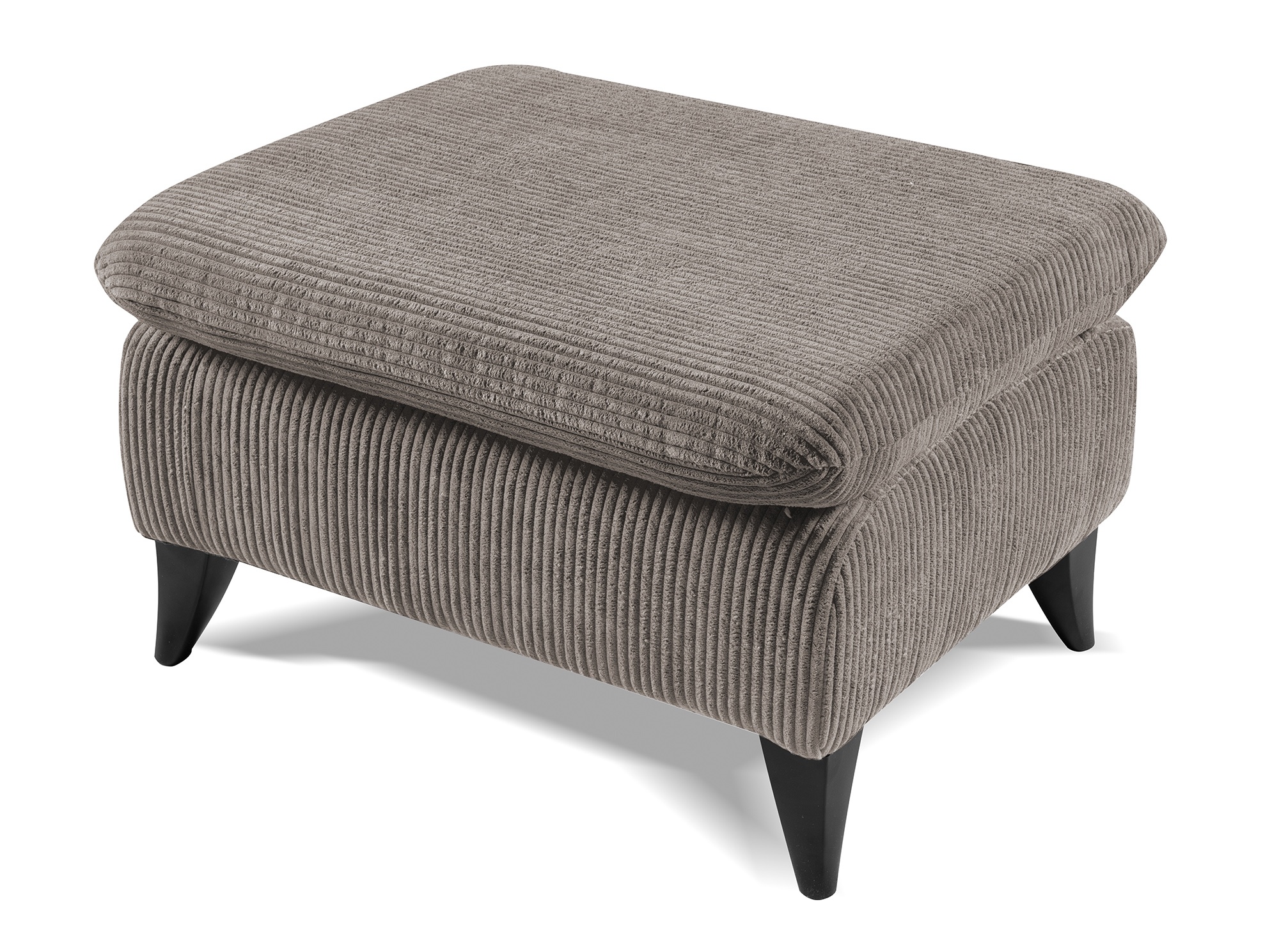 Pufa Lommedalen 50x70 cm szarobeżowa sztruks - zdjęcie 1