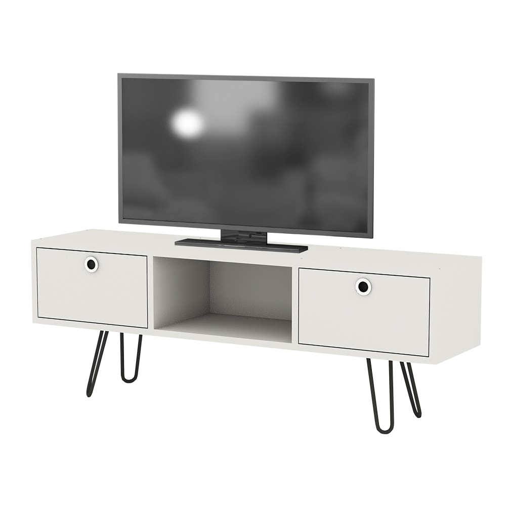 Szafka RTV Madorda biała - zdjęcie 1