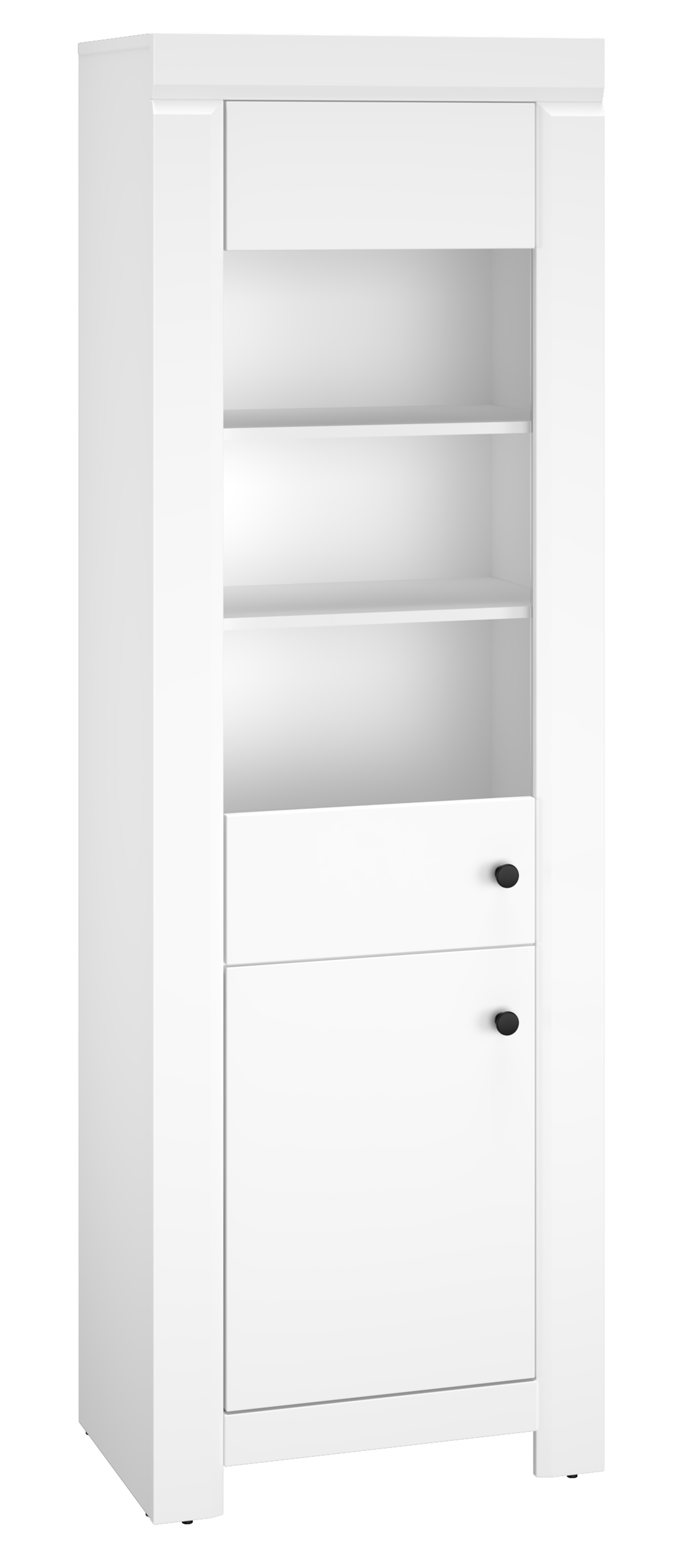 Witryna dwudrzwiowa Murguet 65 cm biała - zdjęcie 1