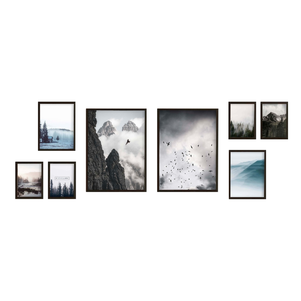 Galeria ośmiu obrazów Grumium z wyborem ramy - zdjęcie 1