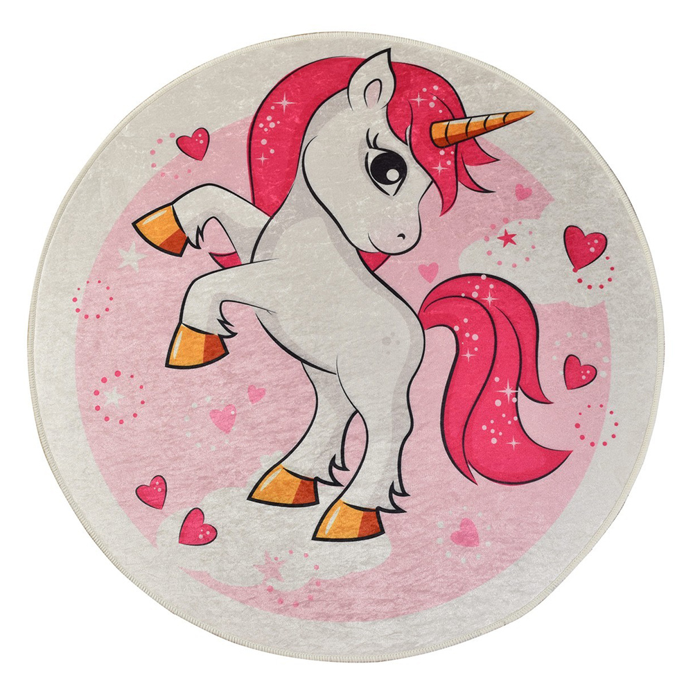 Dywan do pokoju dziecięcego Dinkley Pony średnica 200 cm - zdjęcie 1