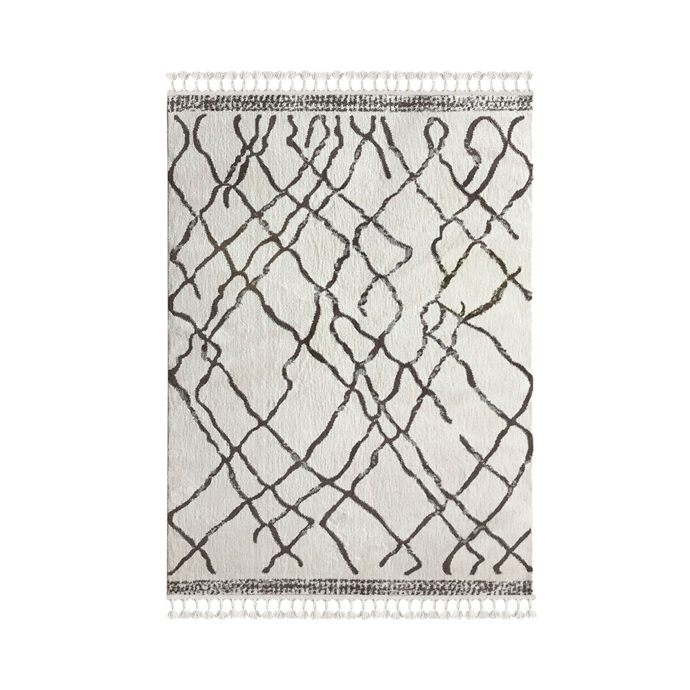 Dywan nowoczesny Terninte 200x290 cm jasnobrązowy - zdjęcie 1