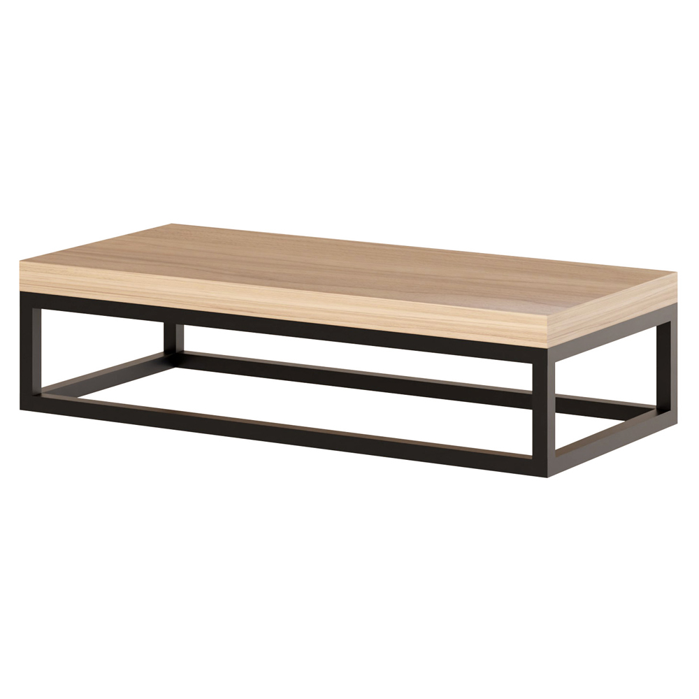 Szafka pod umywalkę Lunne wisząca z drążkiem na ręcznik czarna - zdjęcie 1