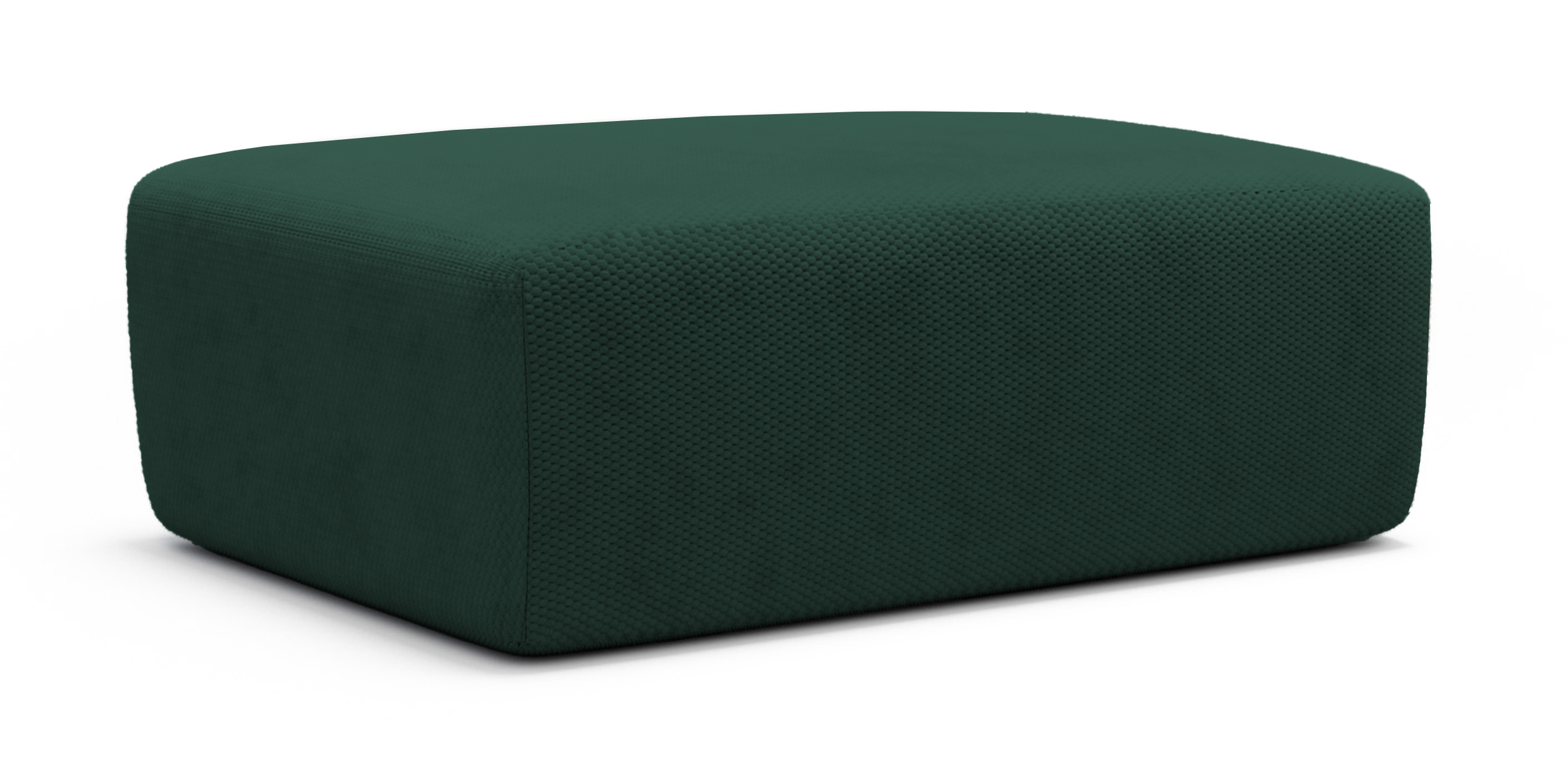 Pufa Terrafino 120x80 cm zielona w tkaninie hydrofobowej - zdjęcie 1