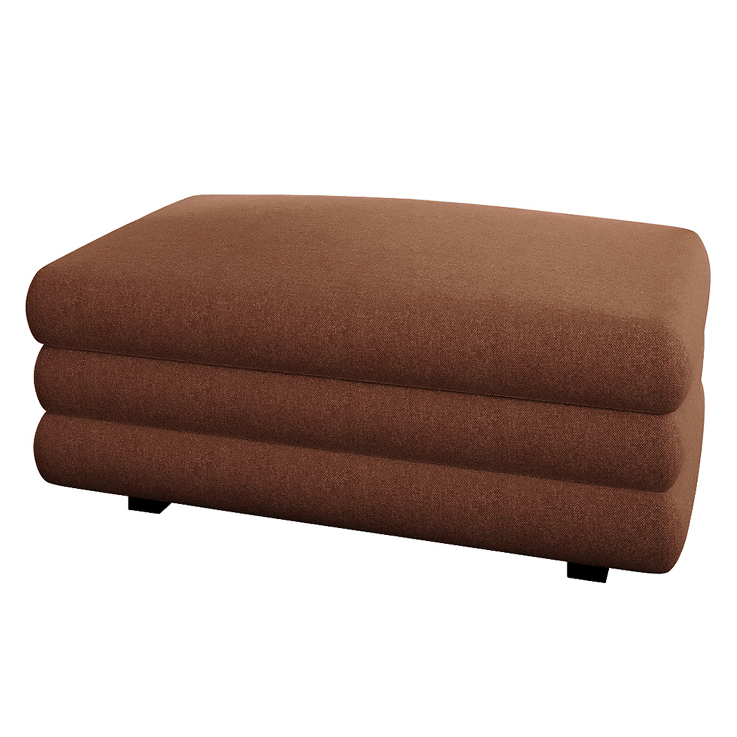 Podnóżek Lincino miedziany w tkaninie łatwoczyszczącej - zdjęcie 1