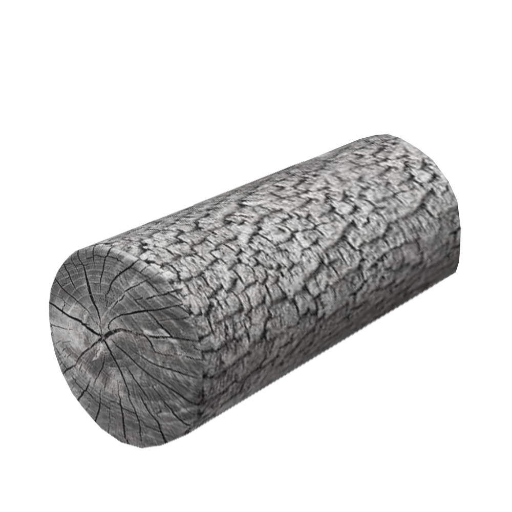 Wałek dekoracyjny Woonie 15x40 cm z motywem szarego drzewa - zdjęcie 1