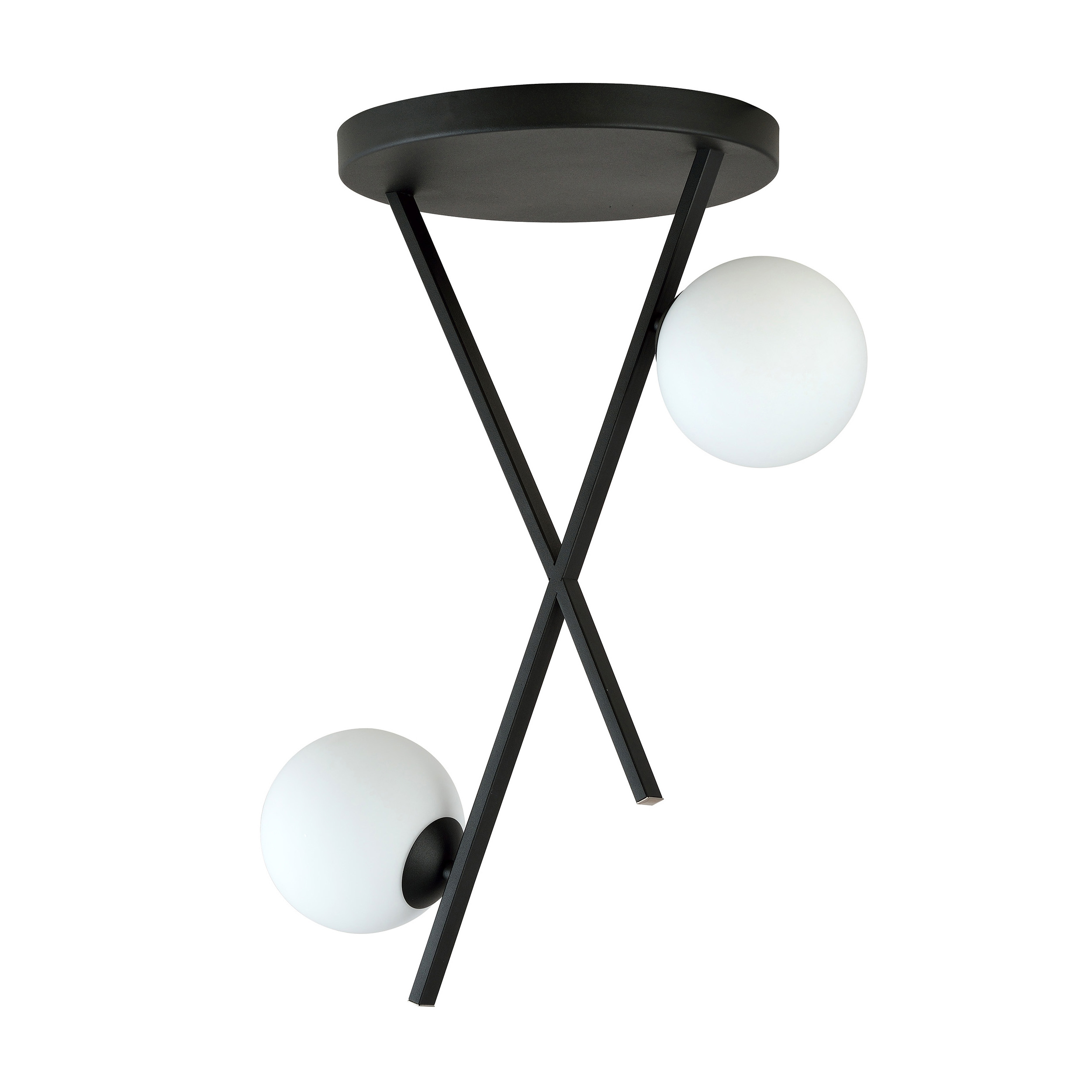 Lampa sufitowa Appire x2 biały klosz - zdjęcie 1