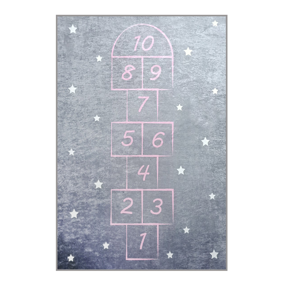 Dywan do pokoju dziecięcego Dinkley Klasy szary 140x190 cm - zdjęcie 1