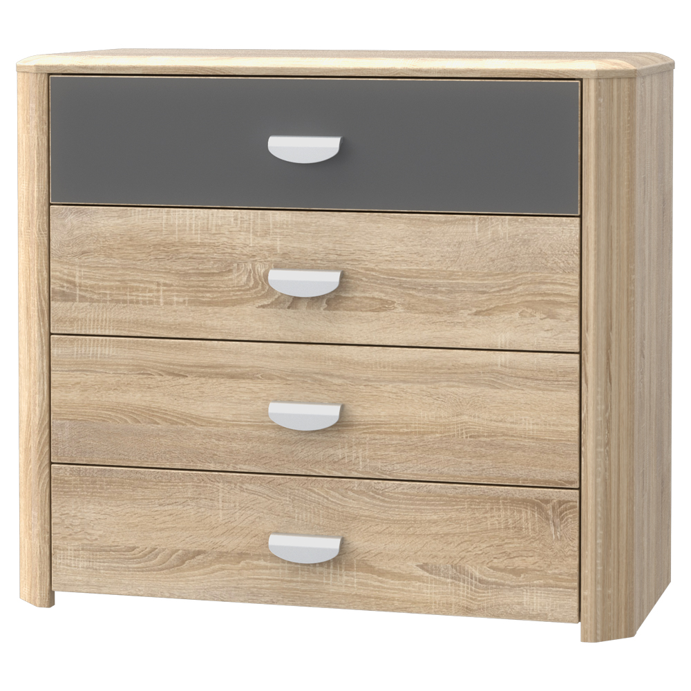 Komoda Yoop z czterema szufladami